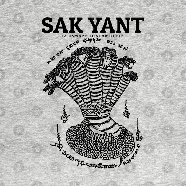 Sak Yant Muay Thai Snake by KewaleeTee